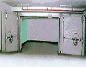 鋼結構活門檻雙扇密閉門